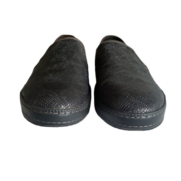 Donald Pliner Jefery-Mo Snake print Slip On Fashion Loafers Black Men\'s Sz 13 M DACIO DRIVER at Donald Pliner main image 2